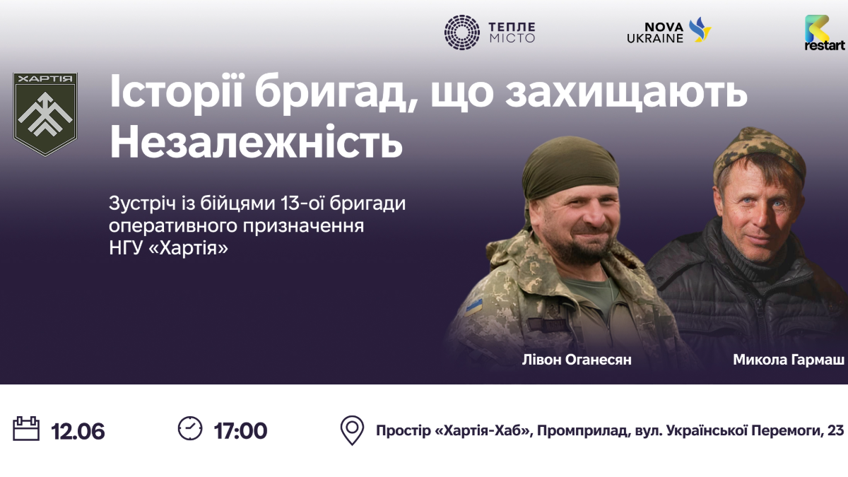 Анонс події 12 червня на Промприладі
