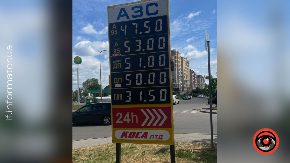Ціни на пальне в Івано-Франківську 
