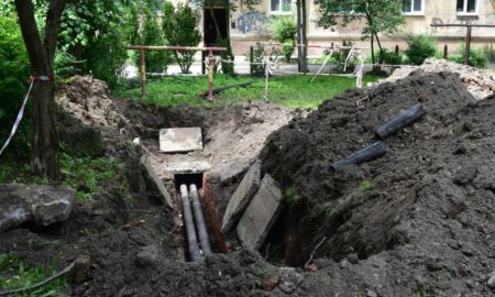 Ремонт труб на Бельведерській