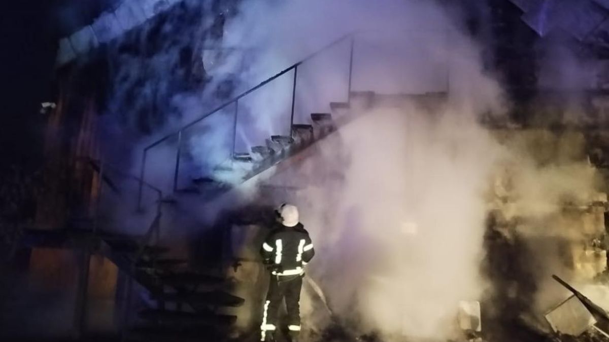 Ліквідація пожежі у Надвірній