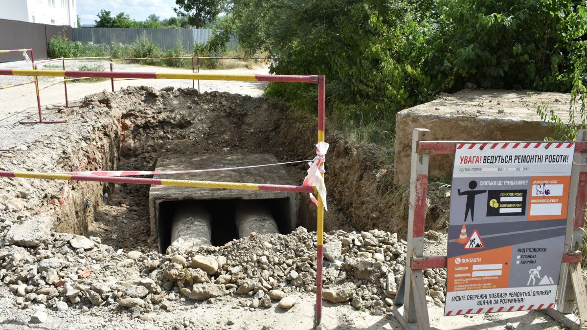 Ремонт труб у мікрорайоні Пасічна