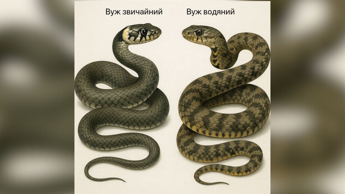 Вужі на Прикарпатті
