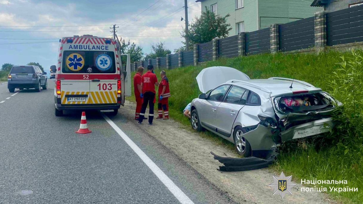 ДТП в селі Лоєва на Прикарпатті: постраждали діти