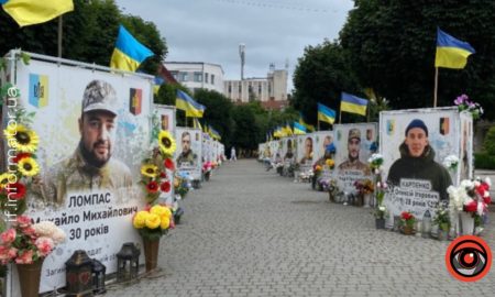 Алея героїв у Надвірній