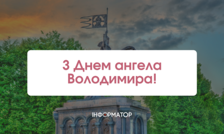 Привітання з Днем ангела Володимира