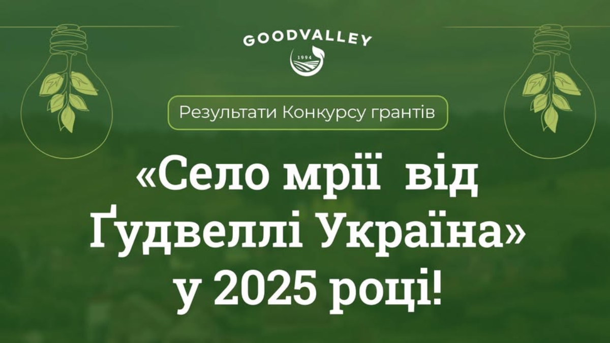 У 2025 році чотири старостинські округи Бурштинської територіальної громади стали переможцями Конкурсу грантів «Село мрії від Ґудвеллі Україна»