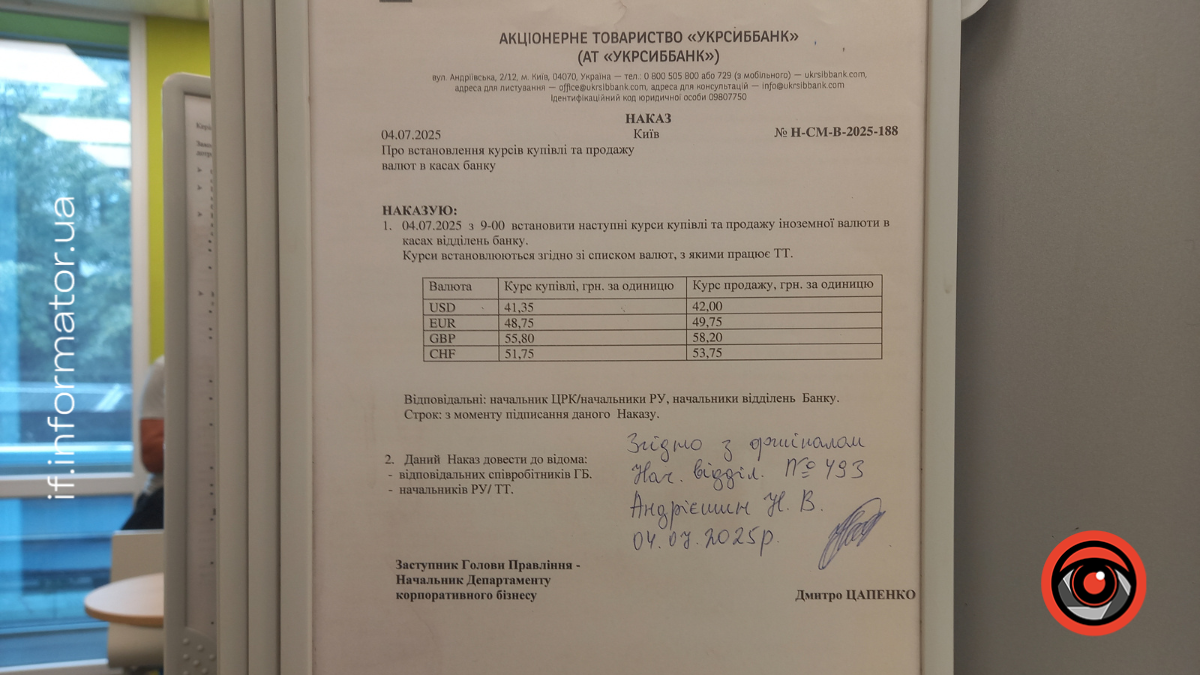 Курс валют в Івано-Франківську