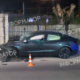 В Івано-Франківську Tesla врізалася у паркан