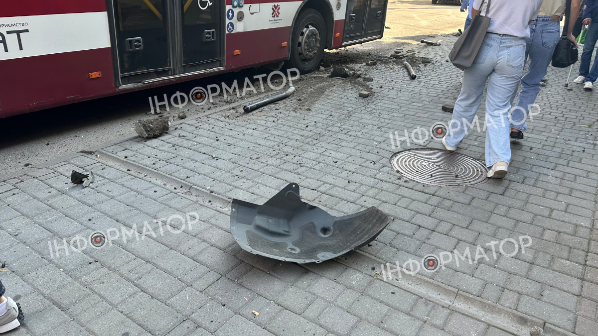 У центрі Івано-Франківська сталася аварія