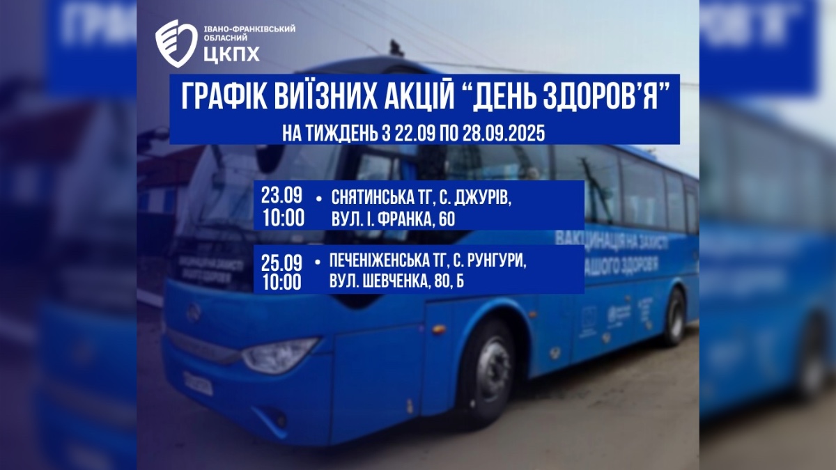 Ще дві громади Франківська відвідають медики акції «День здоров'я»