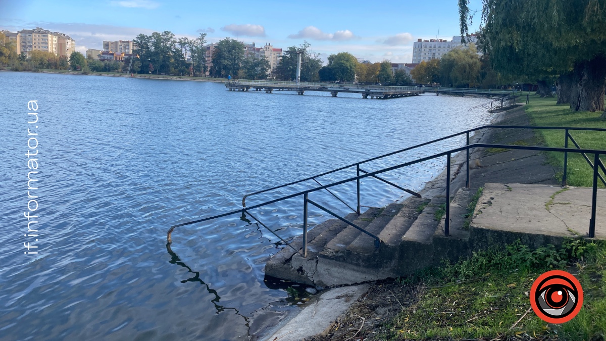 Міське озеро станом на 14 жовтня