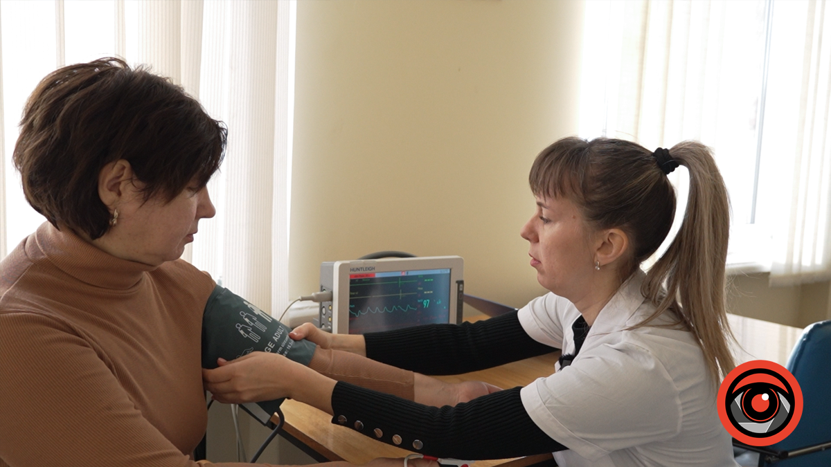 Ольга Держко проводить фізіологічні заміри