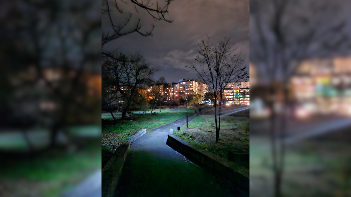 Зовнішнє освітлення у Парку Ветеранів України