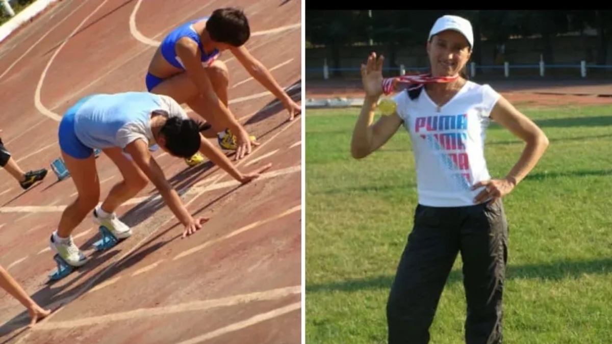 Світлана Дорундяк на змаганнях із легкої атлетики