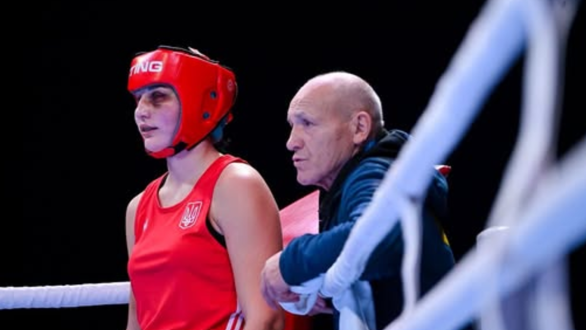 Ірина Луцак і Василь Кондрат на ЧЄ з боксу U-23