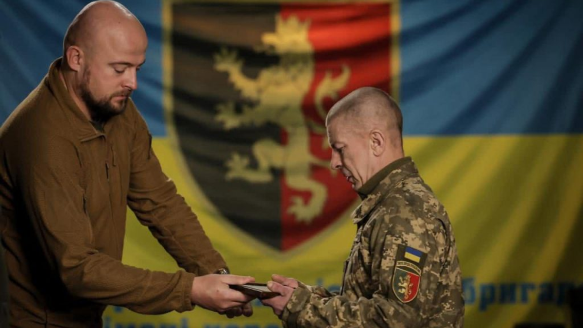Захисник Василь Когут з села Павлівка на Івано-Франківщині отримав відзнаку Президента України «За оборону України»