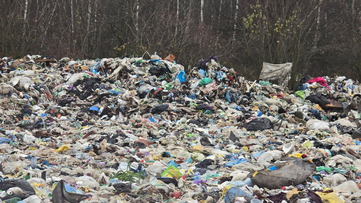Сміттєзвалище на Прикарпатті
