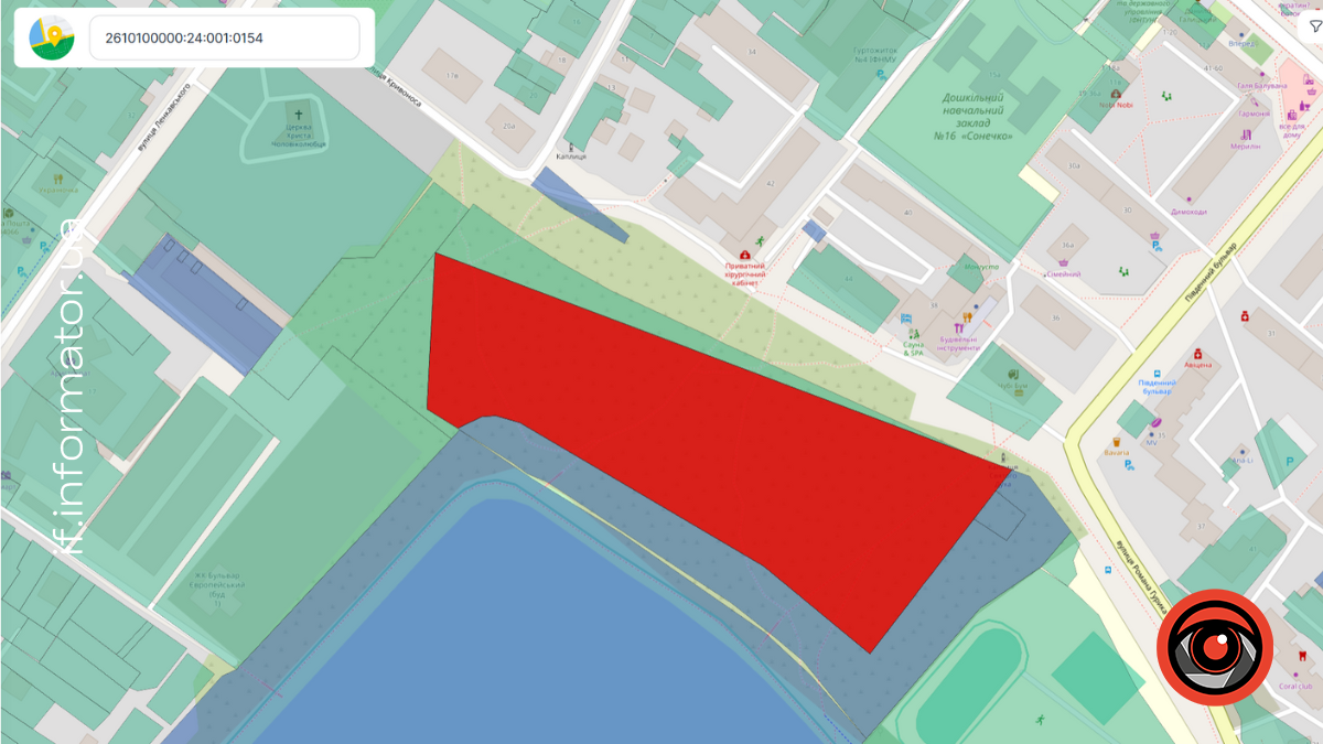 Мерія не підтримала зміну цільового призначення ділянки біля міського озера