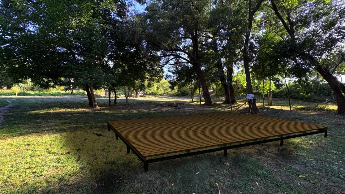 У Парку ветеранів України в Івано-Франківську планують встановити багатофункціональний подієвий майданчик