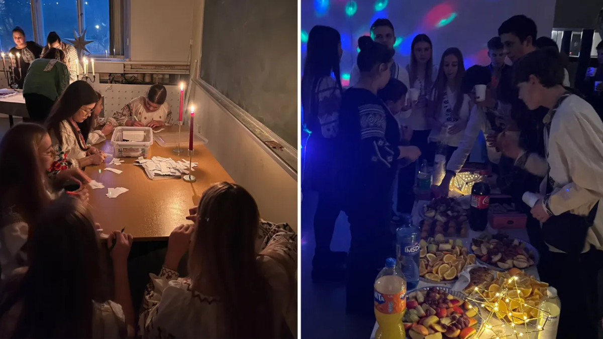 Пластова акція "Андріївські вечорниці" у Стокгольмі. Листопад 2025 року. Фото: Plast ukrainska scouter i Sverige