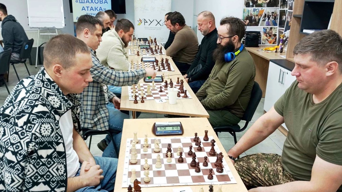 В Івано-Франківську вібдувся шаховий турнір серед військовослужбовців
