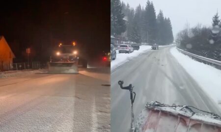 Вранці 28 грудня дороги Франківщини розчищали від снігу