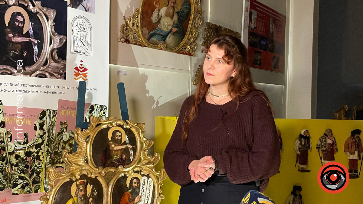 Реставраторка Львівської філії Національного науково-дослідного реставраційного центру України Олександра Сухецька