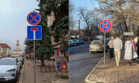 В Івано-Франківській громаді на чотирьох вулицях встановили дорожні знаки, що забороняють будь-яку зупинку і стоянку транспортних засобів, окрім вимушеної.