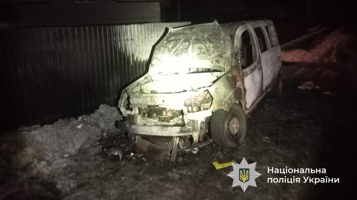11 січня в селі Новиця Новицької територіальної громади чоловік навмисно підпалив автомобіль