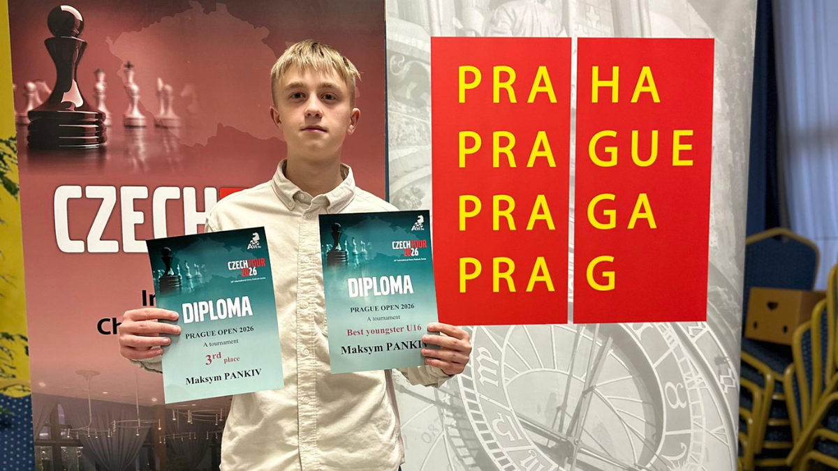 Максим Паньків призер міжнародного шахового фестивалю