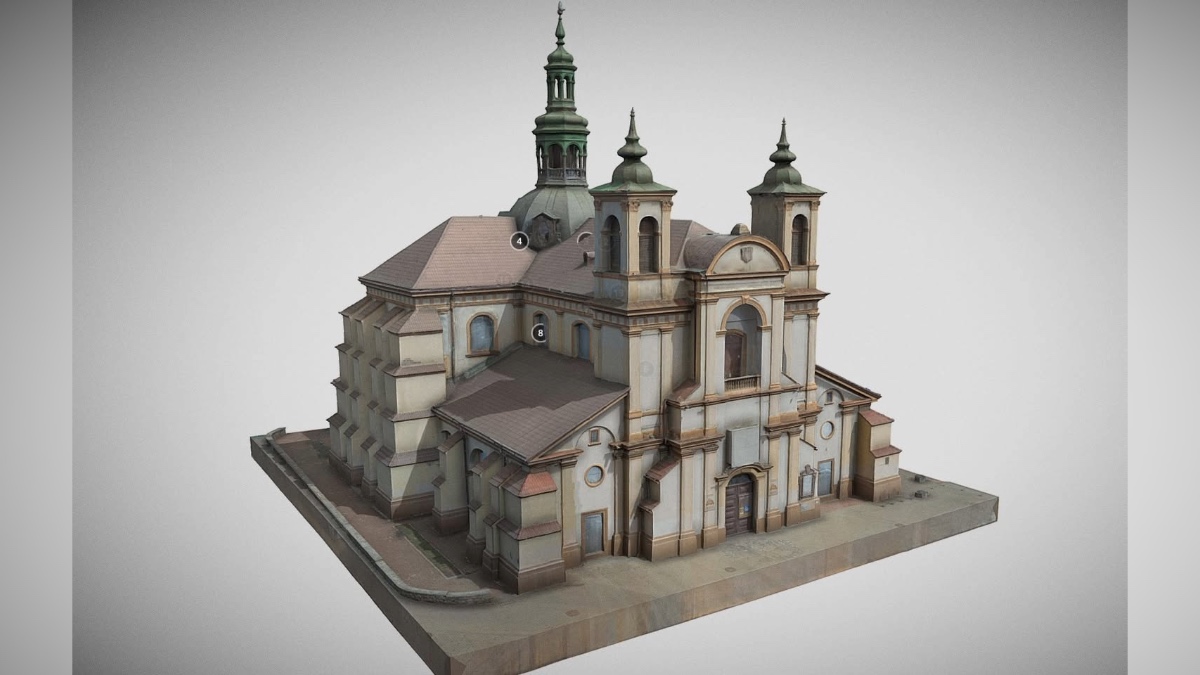 Костел Пресвятої Діви Марії в Івано-Франківську здобув 3D-модель