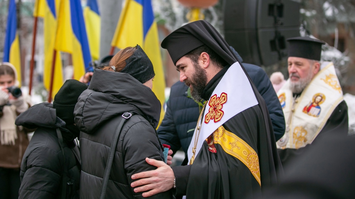 Вручення посмертних відзнак «За честь у звитягу» в Івано-Франківську