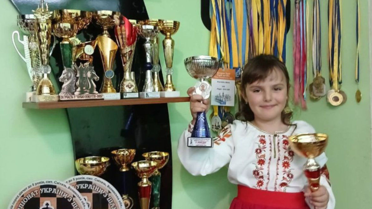 семирічна шахістка Марта Кривуцька