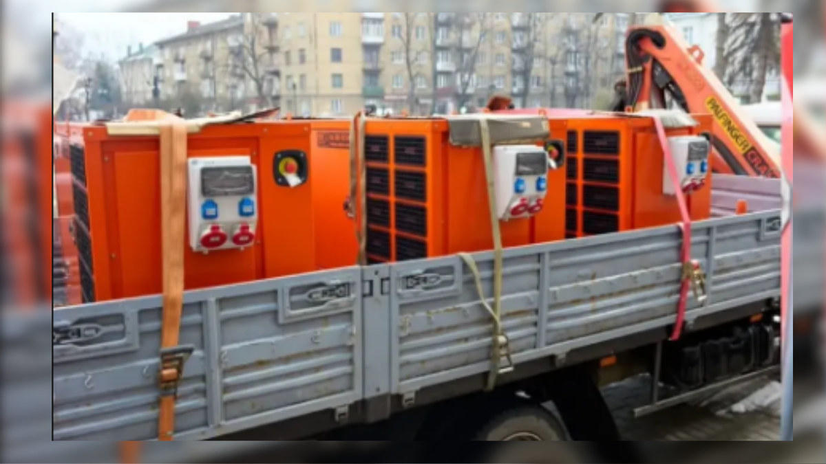 Івано-Франківськ отримав чотири промислові генератори від двох міст-побратимів