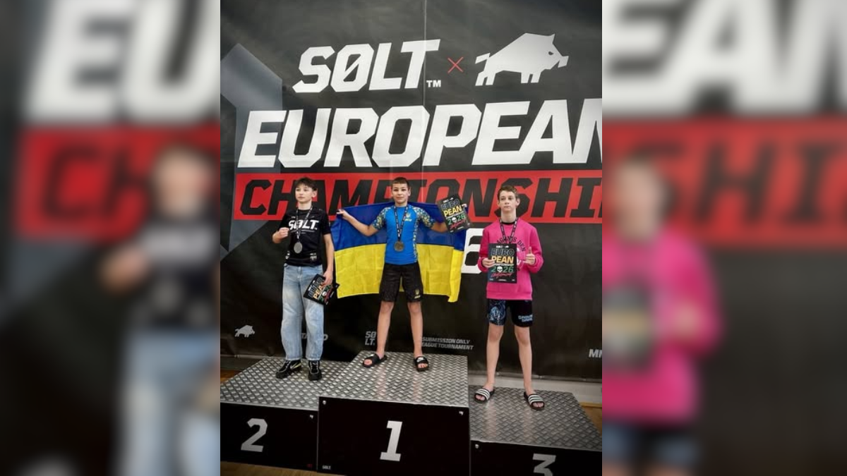 Захар Гусєв з Франківська - чемпіон Європи з грепплінгу