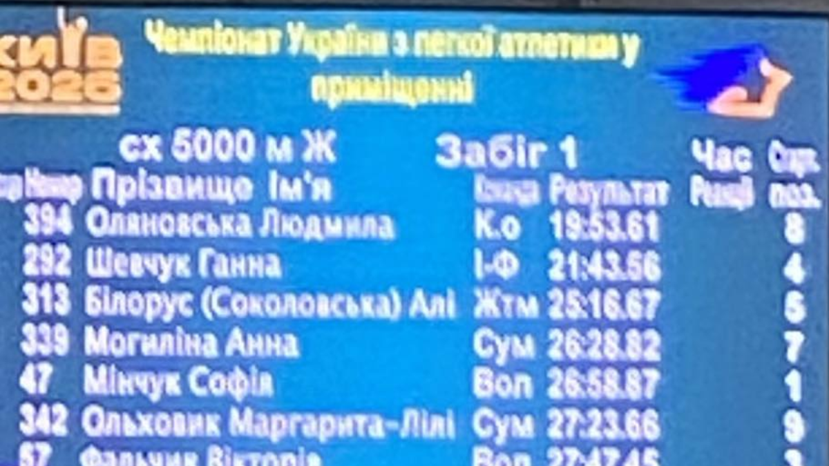 Встановила рекорд області: прикарпатка Ганна Шевчук стала призеркою чемпіонату України з легкої атлетики