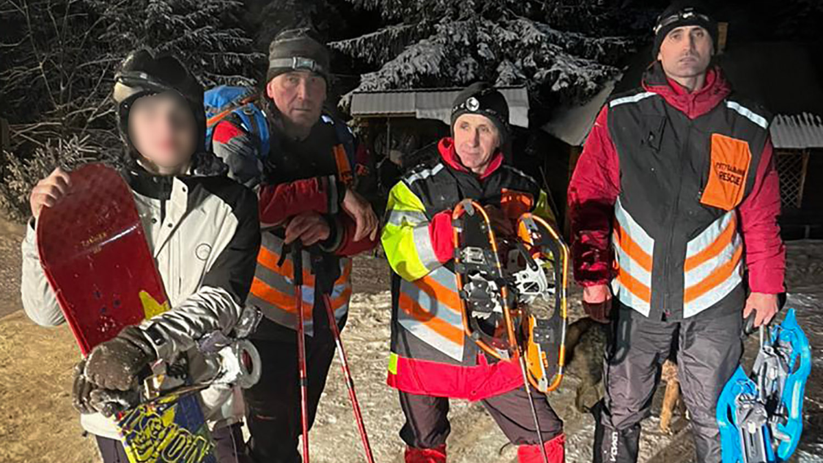 Прикарпатський сноубордист з’їхав з маршруту і заблукав на Драгобраті