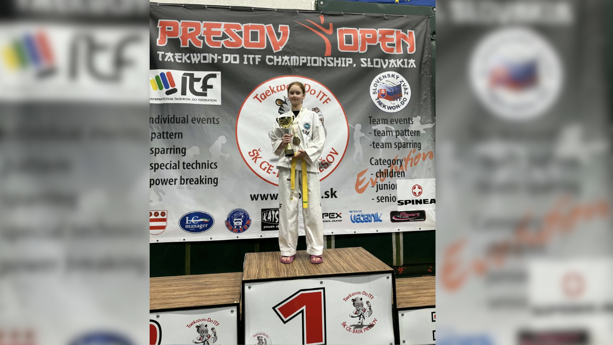Прикарпатка стала переможницею міжнародного турніру з таеквондо-до у Словаччині