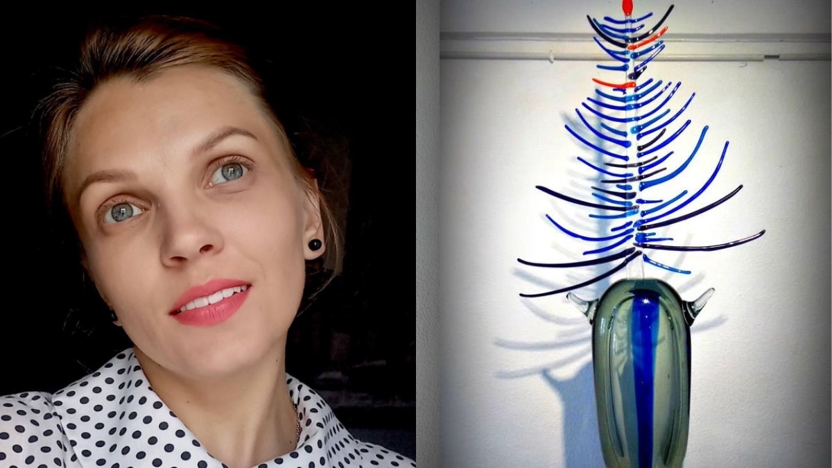 «Для мене скло — це не просто матеріал»: як роботи калуської мисткині здобули міжнародне визнання