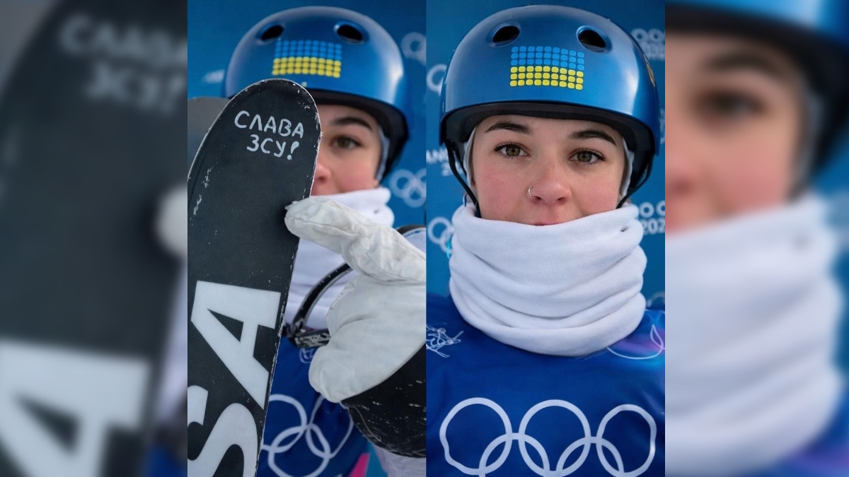 Франківська спортсменка показала напис «Слава ЗСУ!» на Олімпійських іграх-2026