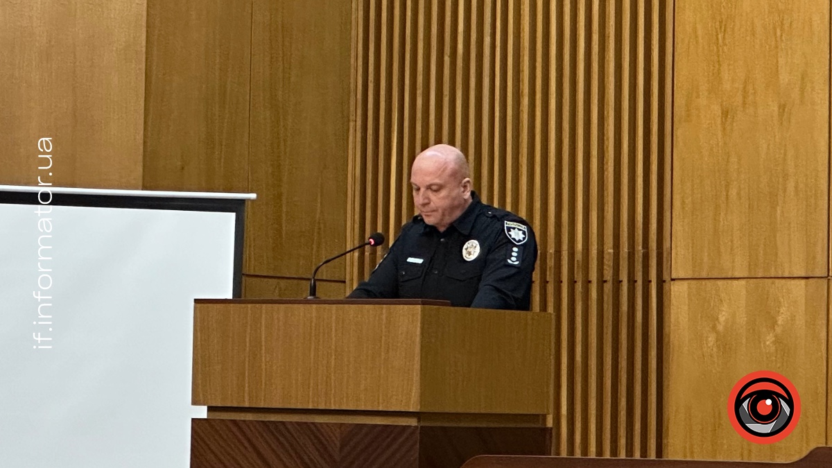 Начальник Івано-Франківського районного управління поліції Роман Андрущак.