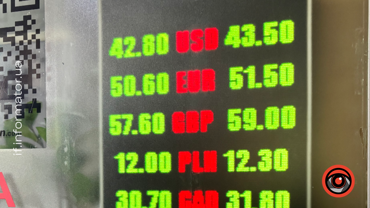 Курс валют в Івано-Франківську 20 лютого