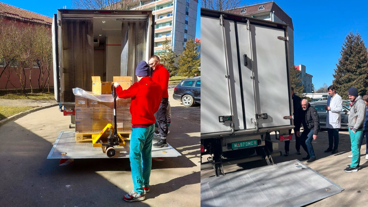 Івано-Франківська обласна клінічна лікарня отримала гуманітарну допомогу від австрійської благодійної організації «Аптека без кордонів»