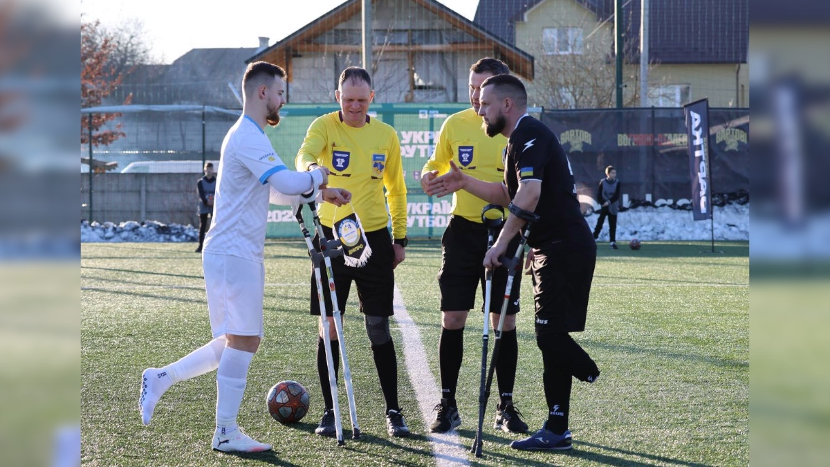 1/8 фіналу Кубка України з ампфутболу в Івано-Франківську. Фото: Анастасія Насімук
