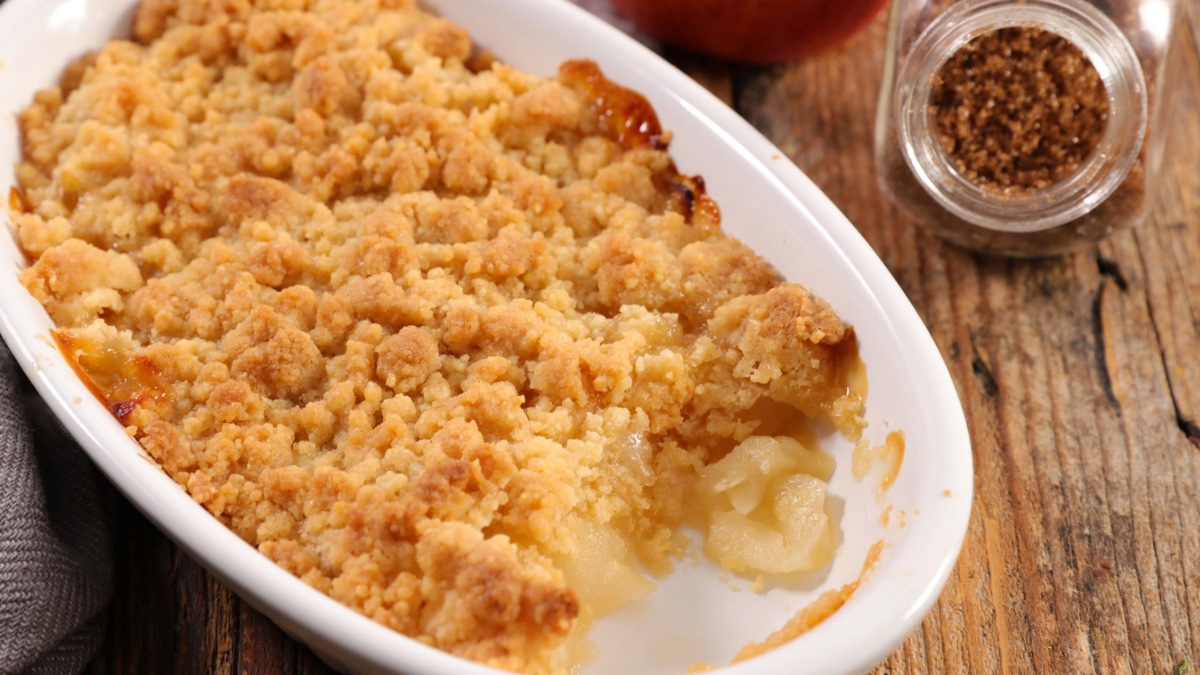 Рецепт пісного пирога з яблуками та журавлиною