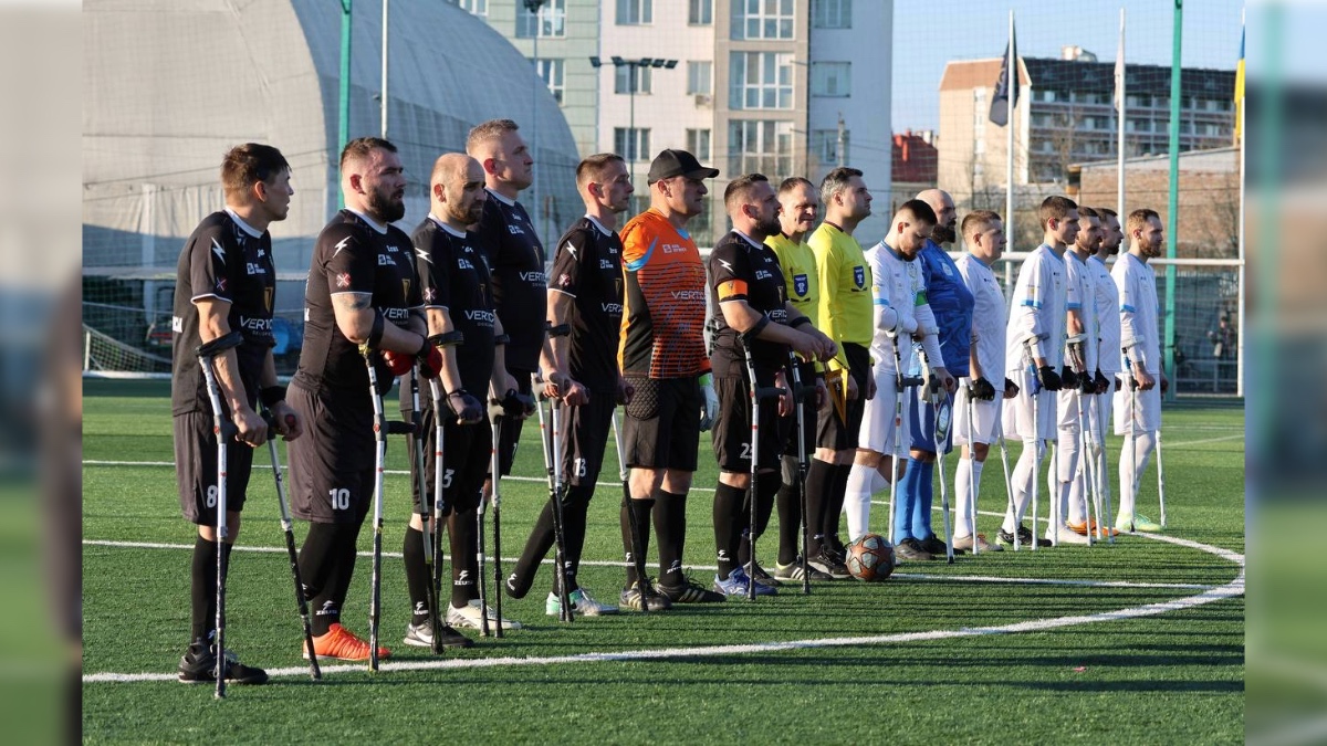 1/8 фіналу Кубка України з ампфутболу в Івано-Франківську. Фото: Анастасія Насімук