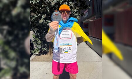 «Їм потрібне світло»: прикарпатець Микола Таран влаштував благодійний забіг у США на підтримку дітей з України