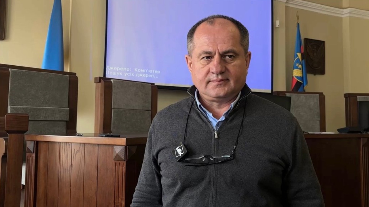 Міський голова Коломиї Богдан Станіславський. Фото: Суспільне Івано-Франківськ, авторка Ольга Манзуля