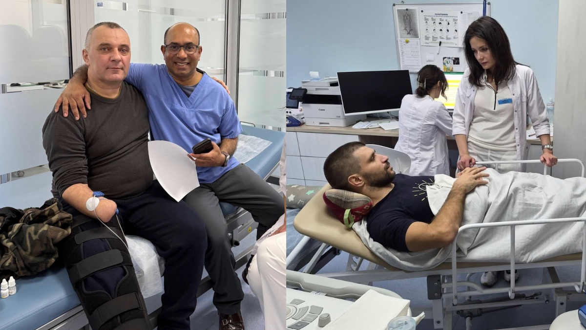 «Сучасна методика»: британські медики навчали франківських фахівців лікувати фантомні болі та ПТСР