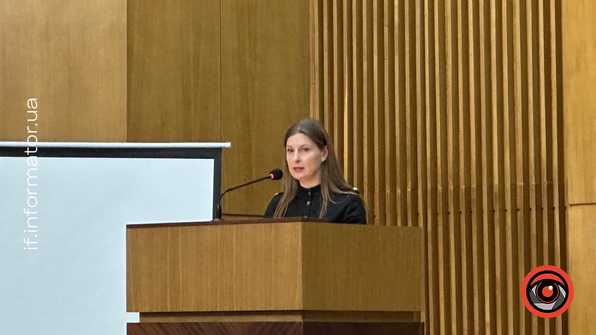 Мар’яна Вершиніна під час 60 позачергової сесії Івано-Франківської міськради